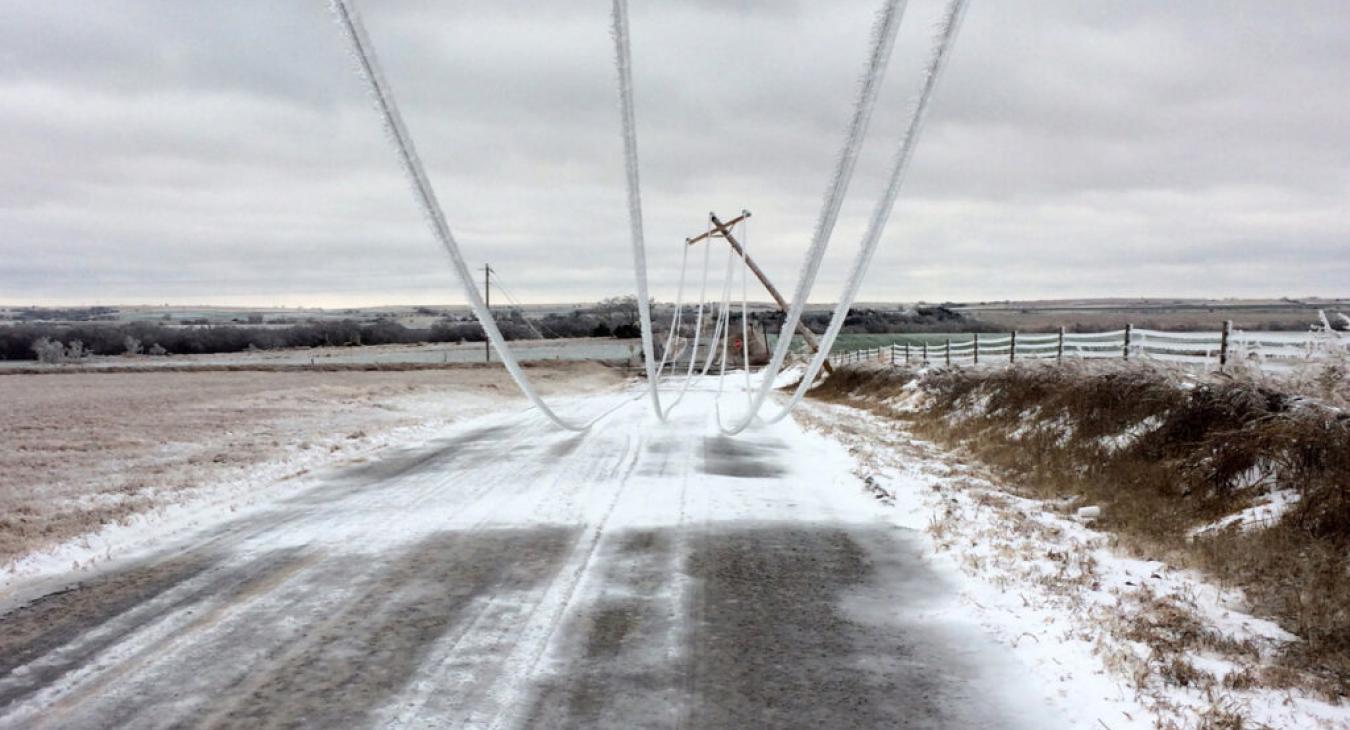 Growing electricity demand and plant retirements are putting parts of the U.S. at elevated risk of power shortages this winter if weather is severe, NERC said Nov. 14. (Photo By: Tory Tedder-Loffland/Oklahoma Electric Cooperative) 